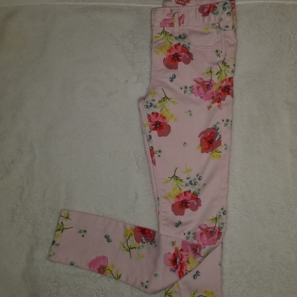 💐GAP Girl's Floral Jeans⚘